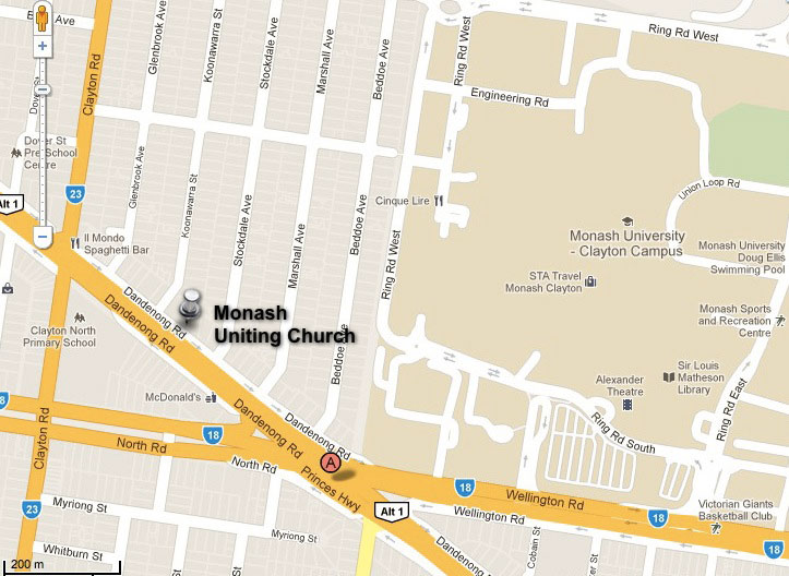 Monash Map